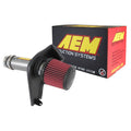 AEM cold air intake installed view