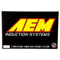 AEM cold air intake installed view