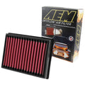 AEM air filter installed view