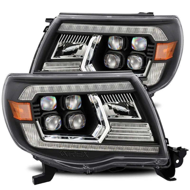 AlphaRex black headlights