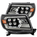 AlphaRex black headlights