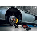 KW coilovers installed view
