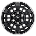 Ford Racing auto part close-up