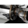 MBRP slip-on exhaust detail