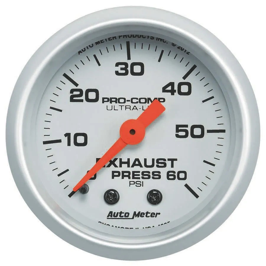 AutoMeter exhaust
