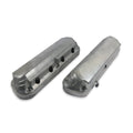 2-Piece Alm Valve Cover Set GM LS Natural Finish