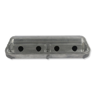 2-Piece Alm Valve Cover Set GM LS Natural Finish