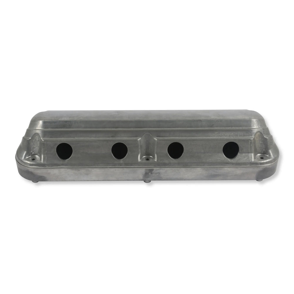 2-Piece Alm Valve Cover Set GM LS Natural Finish