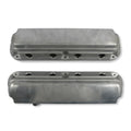 2-Piece Alm Valve Cover Set GM LS Natural Finish