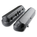 2-Piece Alm Valve Cover Set GM LS Black Finish