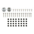2-Piece Alm Valve Cover Set GM LS Black Finish