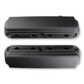 2-Piece Alm Valve Cover Set GM LS Black Finish