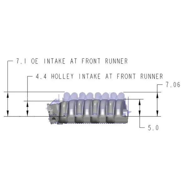 INTAKE MANIFOLD FORD 7.3L EFI - BLACK Fits Ford 7.3L Godzilla Engine