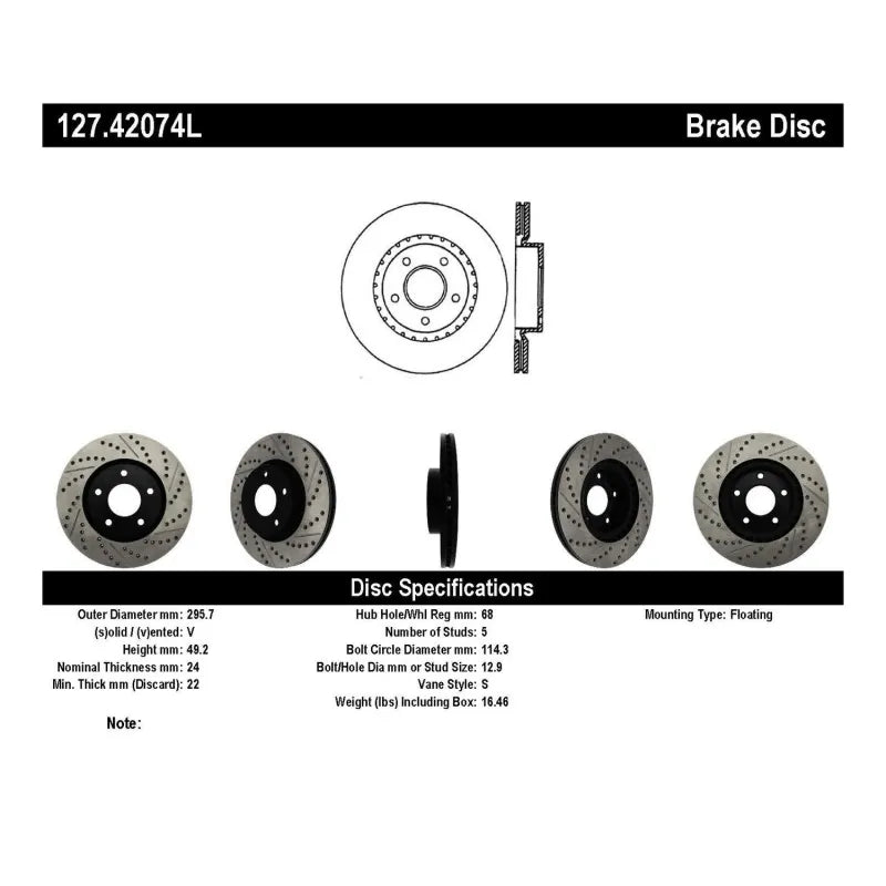 Stoptech auto part