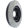 Stoptech auto part installed view