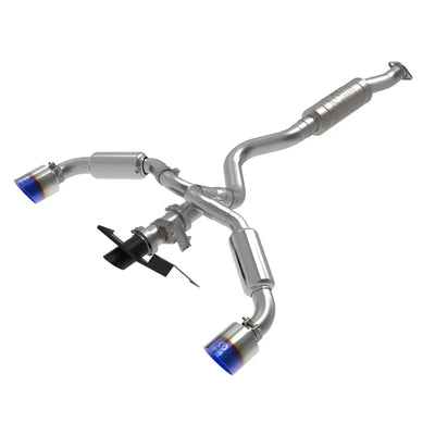 aFe blue cat-back exhaust