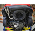 aFe cat-back exhaust detail