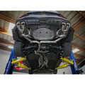 aFe cat-back exhaust installed view