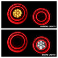 SPYDER tail light close-up
