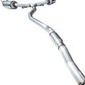 AWE Tuning cat-back exhaust close-up