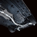 AWE Tuning cat-back exhaust detail