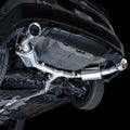 AWE Tuning cat-back exhaust installed view