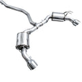 AWE Tuning cat-back exhaust detail