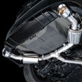 AWE Tuning cat-back exhaust installed view