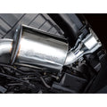 AWE Tuning cat-back exhaust detail