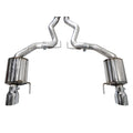 AWE Tuning cat-back exhaust installed view