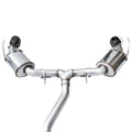 AWE Tuning cat-back exhaust installed view