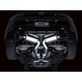 AWE Tuning cat-back exhaust detail