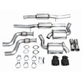 AWE Tuning cat-back exhaust installed view