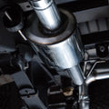 AWE Tuning cat-back exhaust detail