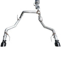 AWE Tuning cat-back exhaust installed view