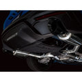 AWE Tuning cat-back exhaust installed view
