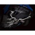 AWE Tuning cat-back exhaust close-up