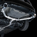 AWE Tuning cat-back exhaust detail