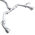AWE Tuning cat-back exhaust installed view