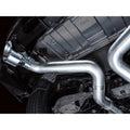 AWE Tuning cat-back exhaust detail
