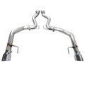 AWE Tuning cat-back exhaust installed view