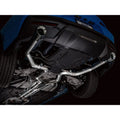 AWE Tuning cat-back exhaust installed view