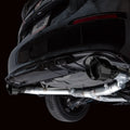 AWE Tuning cat-back exhaust installed view