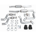 AWE Tuning cat-back exhaust detail