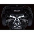 AWE Tuning cat-back exhaust installed view