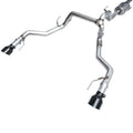 AWE Tuning cat-back exhaust detail