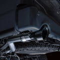 AWE Tuning cat-back exhaust detail
