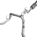 AWE Tuning cat-back exhaust installed view