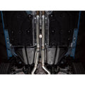 AWE Tuning cat-back exhaust installed view