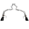 AWE Tuning cat-back exhaust detail